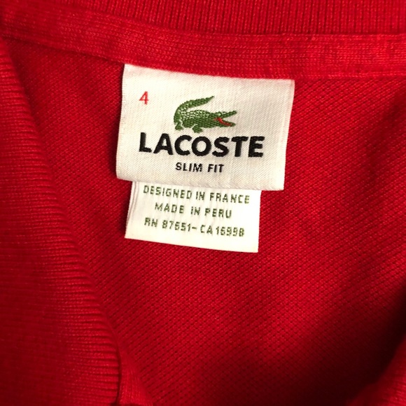 2 Lacoste polos - Picture 7 of 8